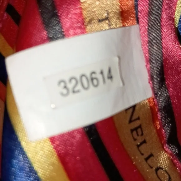 Tignanello Purse Red/Brown Leather Shoulder/hand bag Satchel attached log tag - Picture 4 of 12